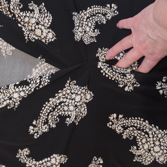 Liz Claiborne Blue/Aqua For Floral Blouse - Picture 9 of 10